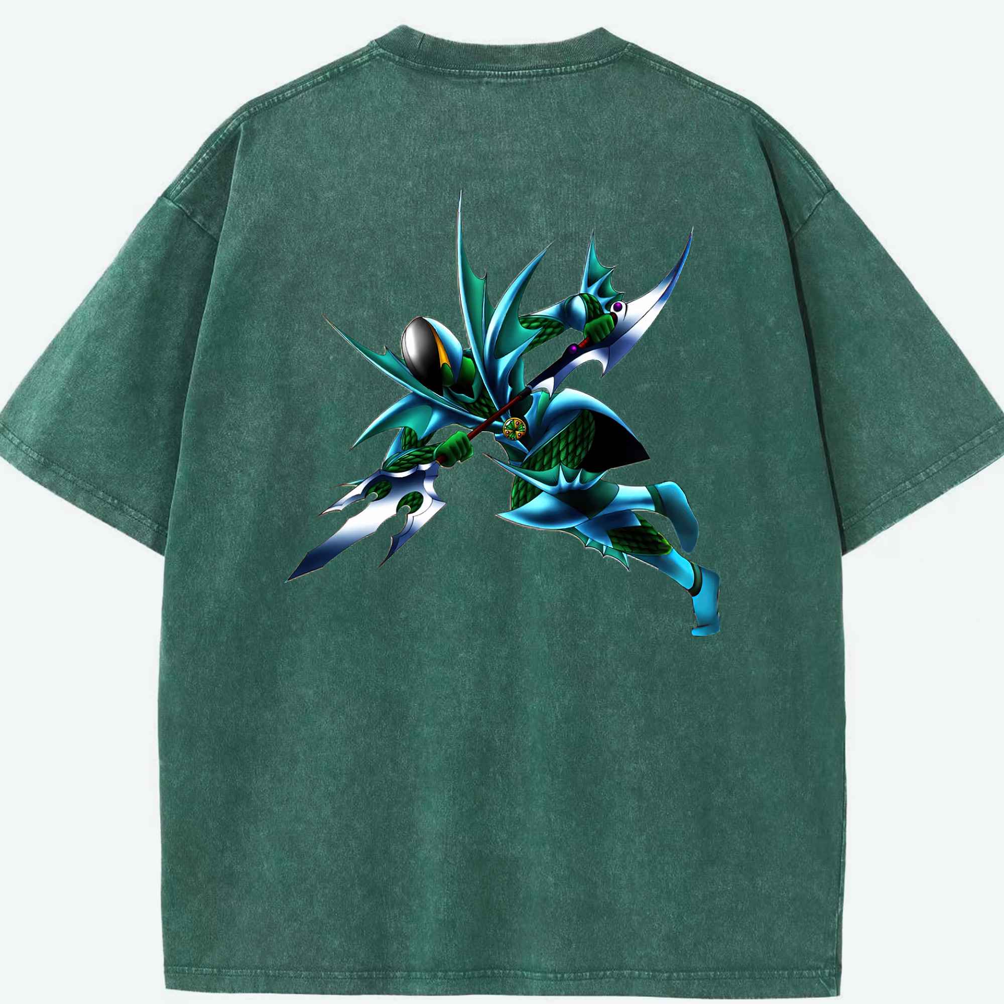 （画像用） 遊☆戯☆王 Yu-Gi-Oh! 綿100% ヴィンテージ風 半袖Tシャツ（背面プリント）